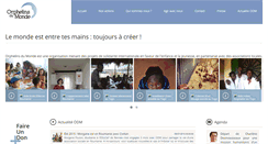 Desktop Screenshot of orphelins-du-monde.org