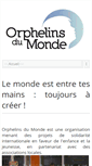 Mobile Screenshot of orphelins-du-monde.org