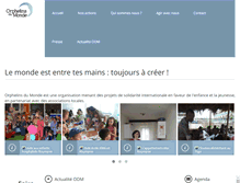 Tablet Screenshot of orphelins-du-monde.org